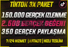⭐GÜNCELLENDİ!⭐TİKTOK 3X GERÇEK KEŞFET PAKETİ 2