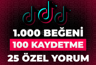 ⭐3x Tiktok Başlangıç Paketi + 30 Gün Garanti