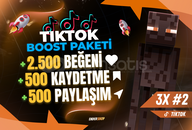 ⚡3X - TikTok Boost Paketi #2⚡
