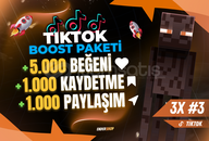 ⚡3X - TikTok Boost Paketi #3⚡