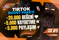 ⚡3X - TikTok Boost Paketi #5⚡