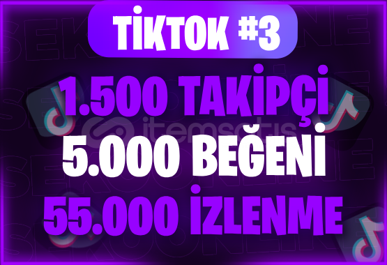 ✨ 3X TİKTOK KEŞFET PAKET #3 - KALİTE ✨ 3X TİKTOK KEŞFET PAKET #3 - KALİTE
