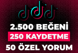 ⭐3x Tiktok Standart Paketi + 30 Gün Garanti