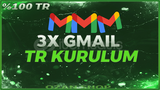 ⭐3X TR GMAİL ELLE AÇILMIŞ FRESH GARANTİLİ⭐