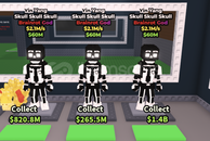 3X YİNG YANG SKULL SKULL SKULL