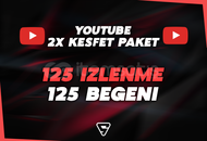 ⭐(2X) Youtube Gerçek Keşfet Paket⭐