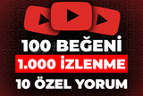 ⭐3x Youtube Standart Paketi + 365 Gün Garanti