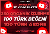 ⭐ 3X ⭐ YOUTUBE VİDEO KEŞFET PAKETİ #2 ⭐