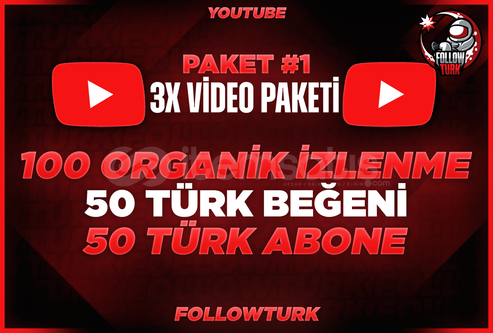 ⭐3X Youtube Video Paketi 1 ⭐ ⭐3X Youtube Video Paketi 1 ⭐