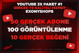 ⭐3X Youtube Video Paketi 1 ⭐