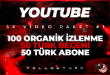 ⭐3X Youtube Video Paketi 1 ⭐