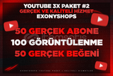 ⭐3X Youtube Video Paketi 2 ⭐