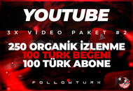 ⭐3X Youtube Video Paketi 2⭐