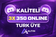 ⭐3x350 TÜRK 7.24 ONLİNE ÜYE
