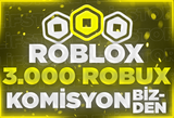 (4,286) 3000 Robux Komisyon Bizden