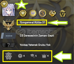 4,616 Saat - 6 Madalya TÜRKİYE +Faceit .! 4,616 Saat - 6 Madalya TÜRKİYE +Faceit .!