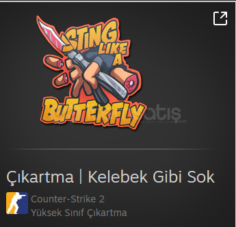 4 adet Çıkartma | Kelebek Gibi Sok 4 adet Çıkartma | Kelebek Gibi Sok