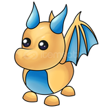 4 Adet Golden Dragon (post teen) 