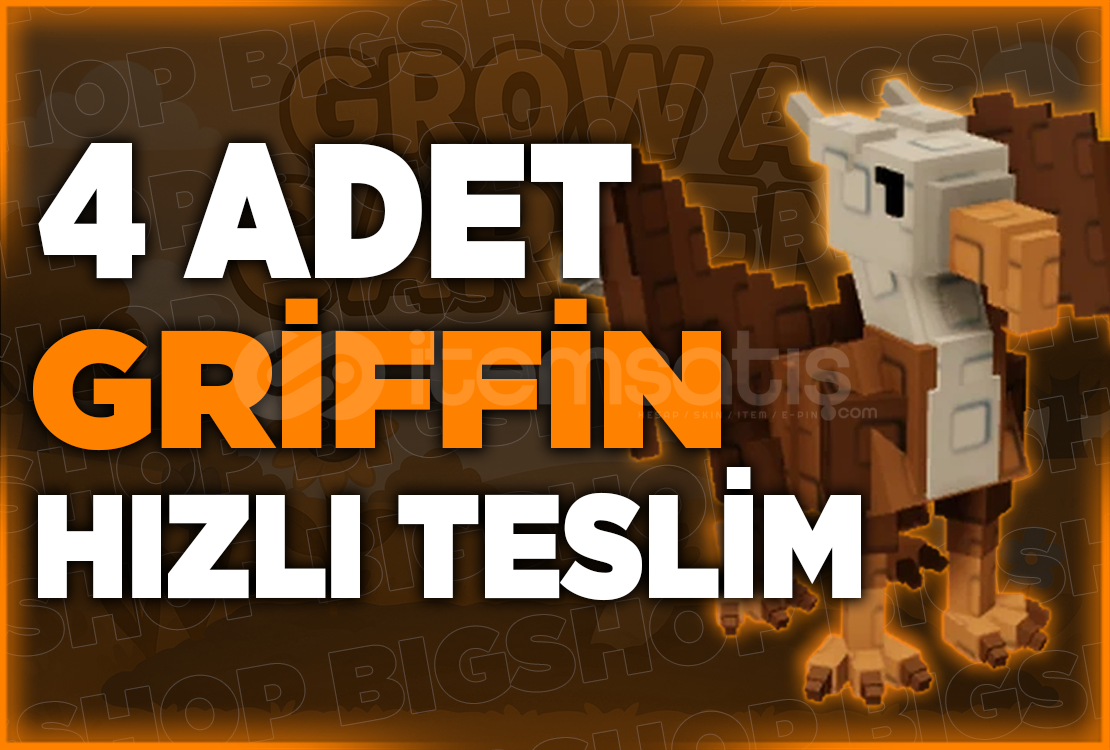 ⭐ 4 Adet Griffin Grow a Garden⭐Hızlı⭐ ⭐ 4 Adet Griffin Grow a Garden⭐Hızlı⭐