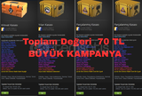 4 ADET KASA 55TL BÜYÜK FIRSAT (SINIRLI SÜRE)
