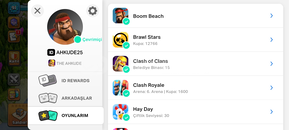 4 Adet Oyunlu Supercell ID Hesabı 4 Adet Oyunlu Supercell ID Hesabı