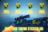 4 ADET SPACE SOLDIERS STICKERLI AWP PHOBOS