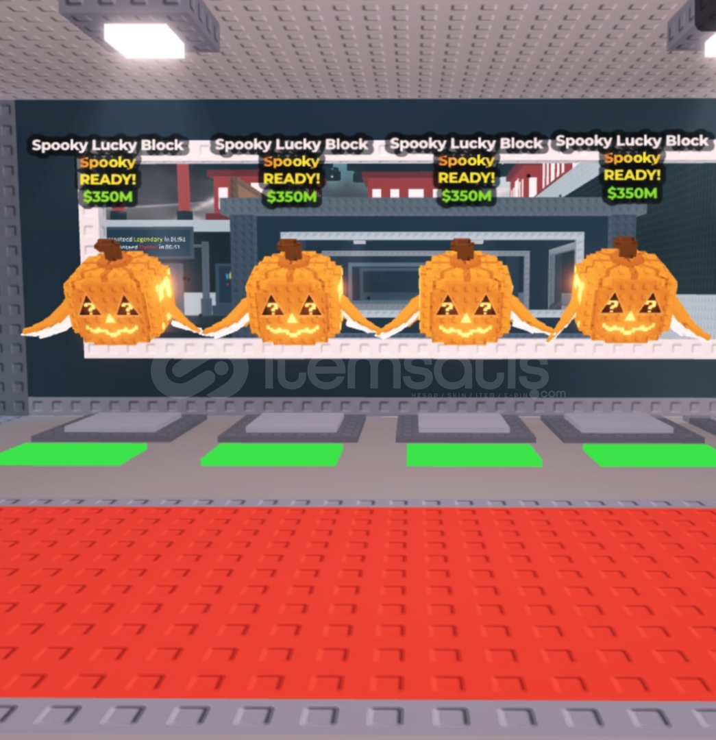 4 Adet spooky lucky block 4 Adet spooky lucky block