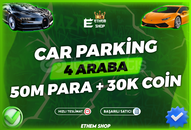 ⭐️ 4 ARABA 50M PARA + 30K COİN ⭐️