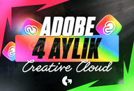 ⚡[4 Aylık] Adobe Creative Cloud ⭐ Kişisel