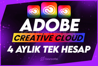 4 Aylık Adobe Creative Cloud - Orjinal Lisans