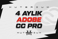 4 Aylık | Adobe Creative Cloud PRO | Hesap