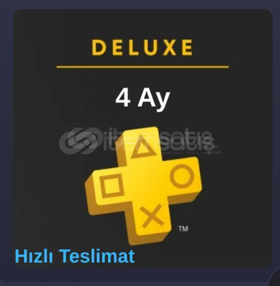 4 AYLIK DELUXE PSN PLUS +GARANTİ 4 AYLIK DELUXE PSN PLUS +GARANTİ