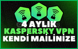 ⭐[4 AYLIK] KASPERSKY VPN KENDİ MAİLİNİZE⭐