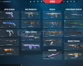 4 biç skini 4 phantom skini 2 opi 7 Vandal 