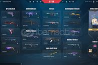 4 Bıçaklı 2 Vandallı Bol skin DEV Hesap