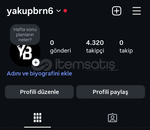 4 bin takipçili Instagram hesabı 