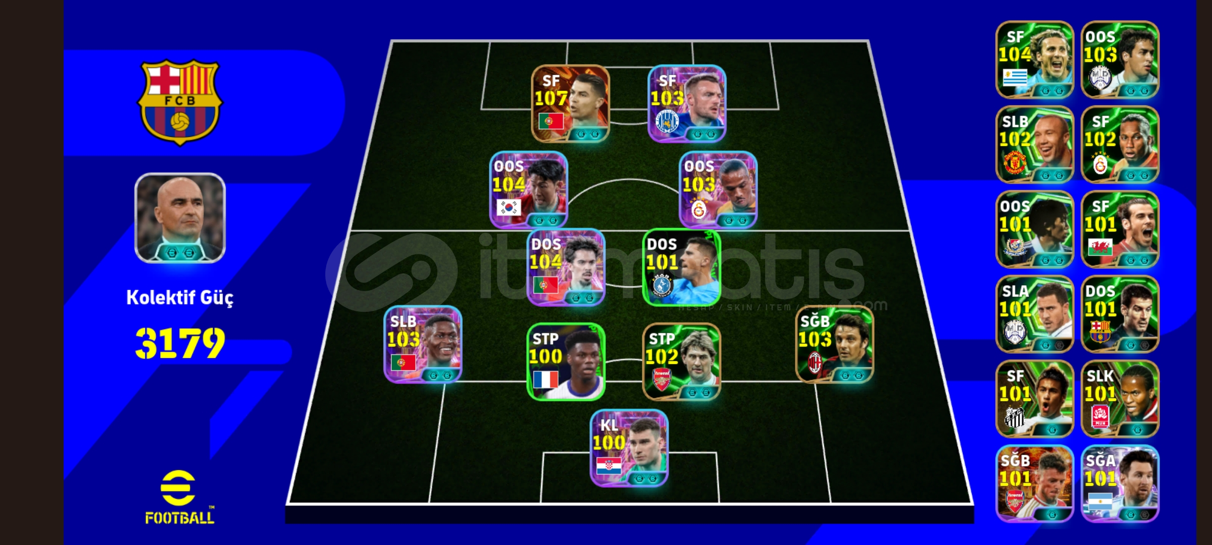 4 BOMBACI????/ RONALDO,VİTİNHA,MENDES/103 VARDY 4 BOMBACI????/ RONALDO,VİTİNHA,MENDES/103 VARDY