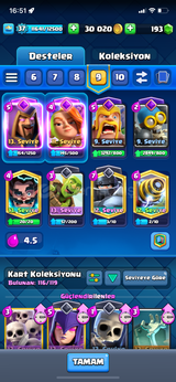 4 Evrimli 6060 Kupa Clash Royale Hesabı Mainlik