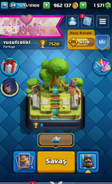 +4 EVRİMLİ 7500 KUPA+ BB 11 COC+AÇIKLAMA BAK! 