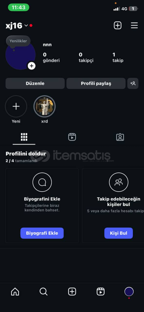 4 HANELİ İNSTAGRAM KULLANICI ADI 4 HANELİ İNSTAGRAM KULLANICI ADI