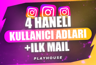 4 HANELİ İNSTAGRAM KULLANICI ADLARI