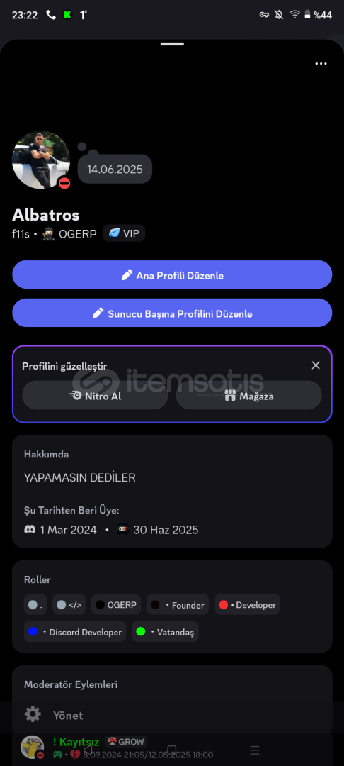 ✨ 4 HARFLİ DİSCORD 1 ADET ⭐ ✨ 4 HARFLİ DİSCORD 1 ADET ⭐