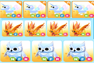 4'LÜ ALİCORN, 4'LÜ SUNGLİDER VE 3'LÜ SNOWOWL SET