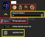 4 MADALYA / 26 WIN / 54 SAAT / PRIME HESAP