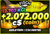 ⭐4 MEGALADON⭐FİSCH +2M/2.072.000 C$ ✅HIZLI