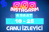 ⭐ 4 Saat 10-25 İnstagram Canlı İzleyici ⭐