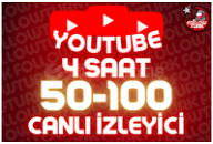 ⭐ 4 Saat 50-100 Youtube Canlı İzleyici ⭐