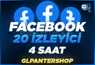⭐[4 SAAT] Facebook 20 Canlı Yayın İzlenme ⭐