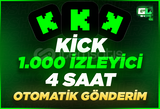 ⭐ [4 SAAT} KİCK 1000 STABİL İZLEYİCİ ⭐