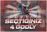 MM2 ✅4 TANE SEÇTİĞİNİZ GODLY ✅